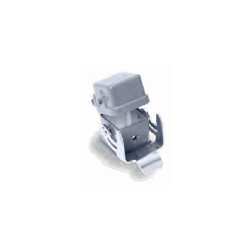 Embase encastrée 3A, Alliage de zinc moulé, Alliage de zinc moulé, IP65, Sortie basse